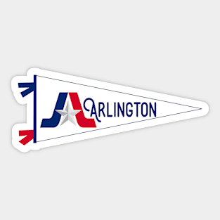 Arlington Flag Pennant Sticker